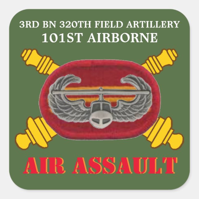 3. BN 320. FELDKÜNSTLER 101. ABN STICKERS (Vorderseite)
