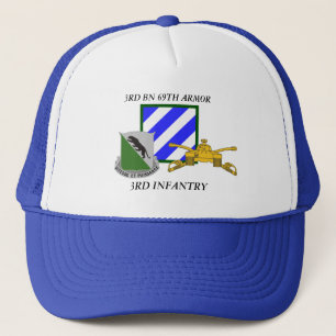 3. BN 69. ARMOR 3RD INFANTRY-UNTERTEILUNG TRUCKERKAPPE