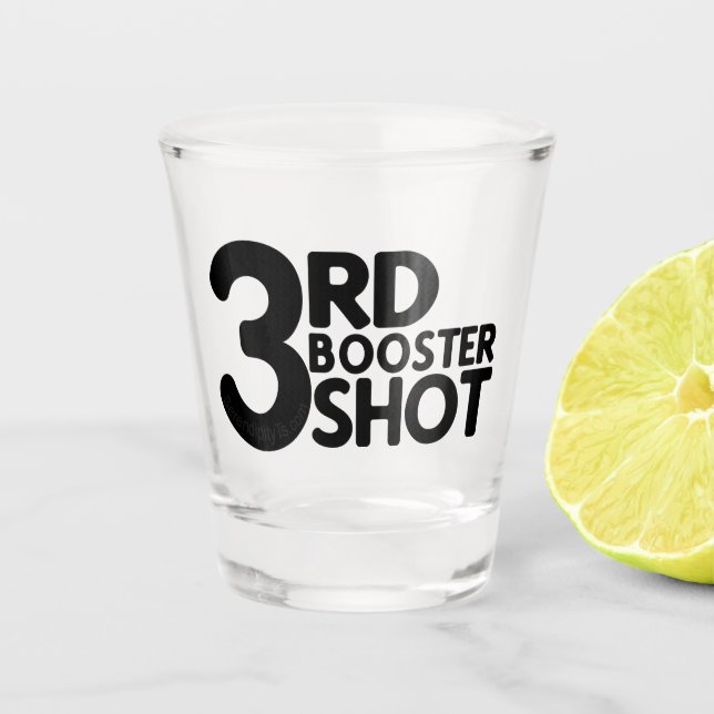 3. Booster-Shot Schnapsglas (Vorderseite)