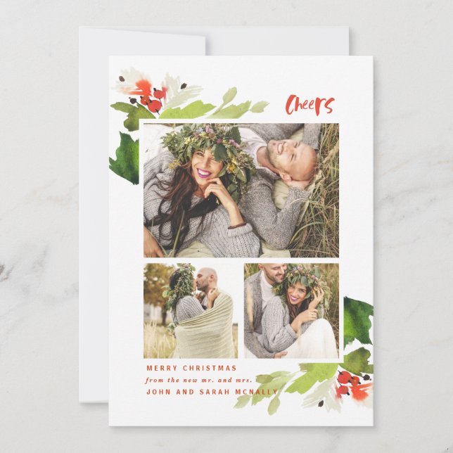 3 Carte photo de Noël photo (Devant)