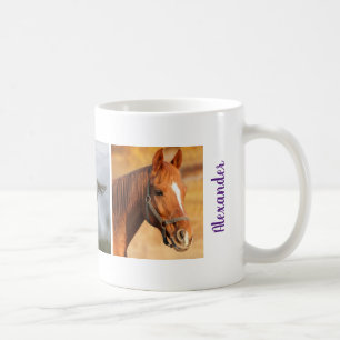 3 chevaux mignons et modernes Photos Mug I Love Ho