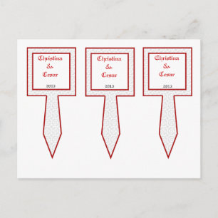 3 Cup Cake Picks Grau Rot Formal Print Postkarte