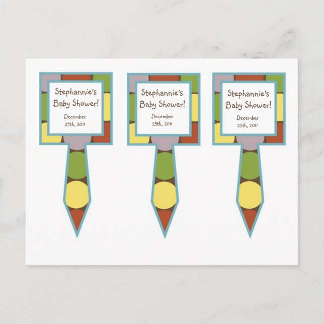 3 Cup Cake Picks Jungle Tales Safari Einladungspostkarte (Vorderseite)