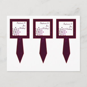 3 Cup Cake Picks Lila Stars und Schneeflocken Postkarte