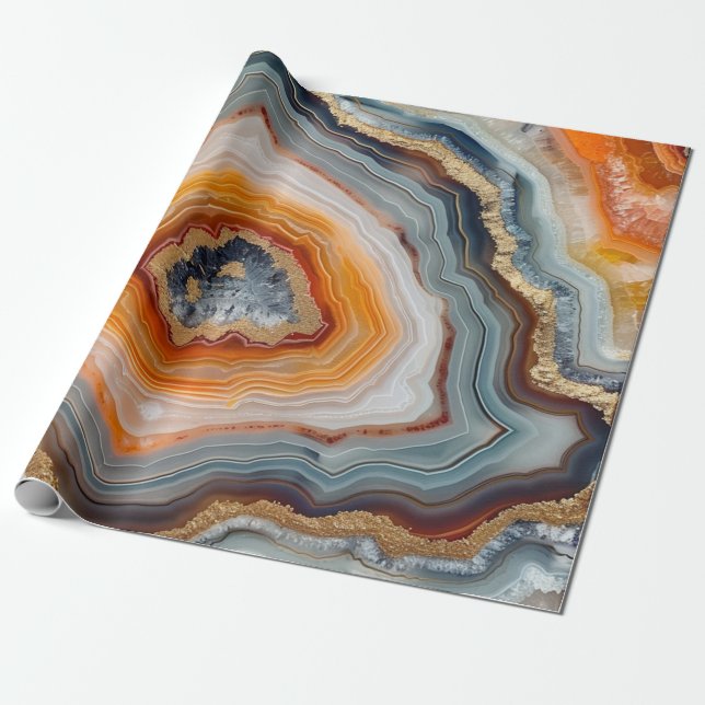 3 D Abpackpapier Geschenkpapier (Ungerollt)