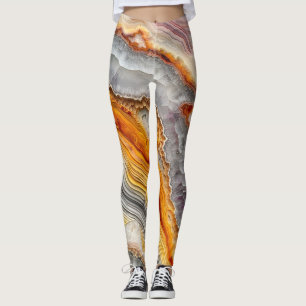 3 D Agate Leggings
