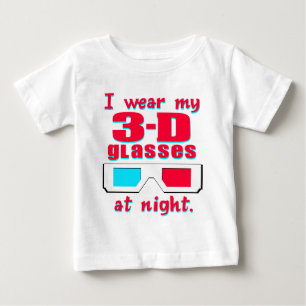 3-D-Brille Baby T-shirt