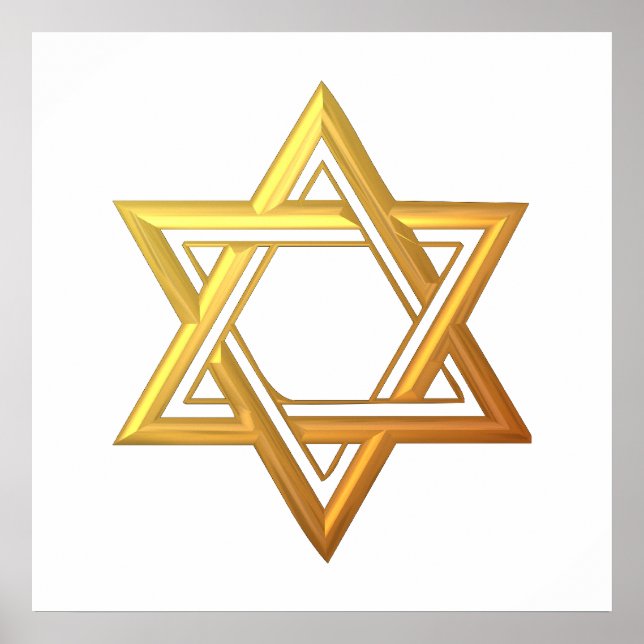 "3-D" Golden Star von David Poster (Vorne)
