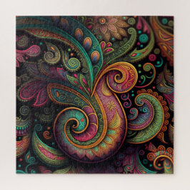 3-D Look Paisley Puzzle