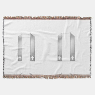 3-D Look Silver Priest’s Stole Decke