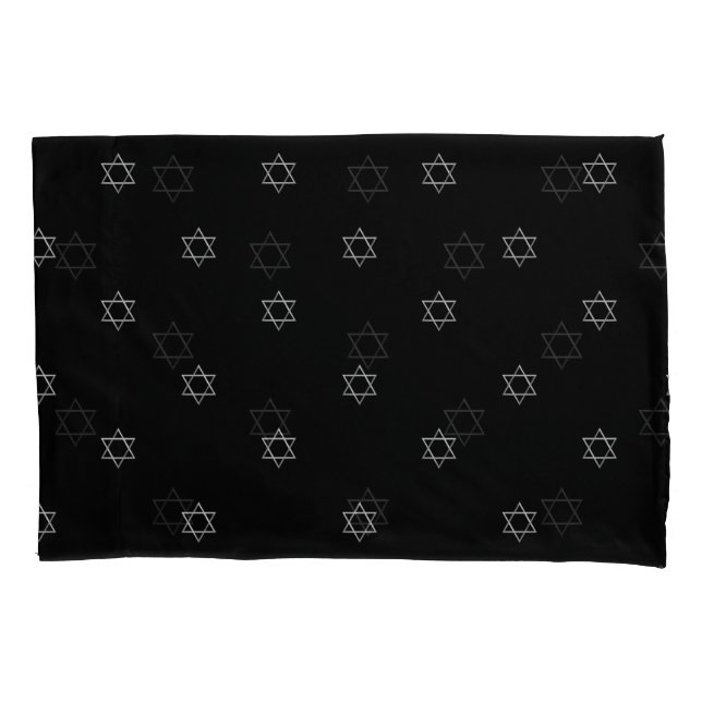 3-D Look Silver Star von David Kissenbezug (Vorderseite)