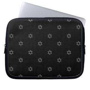 3-D Look Silver Star von David Laptopschutzhülle