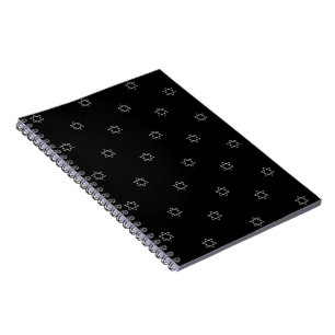 3-D Look Silver Star von David Notizblock