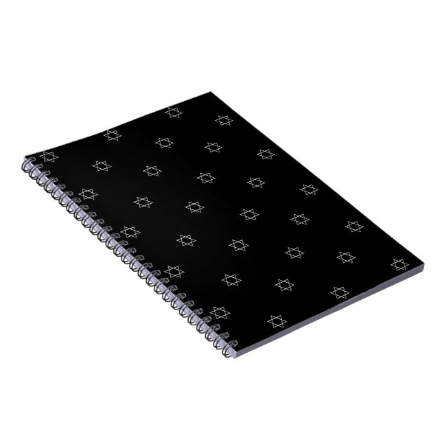 3-D Look Silver Star von David Notizblock (Rechte Seite)