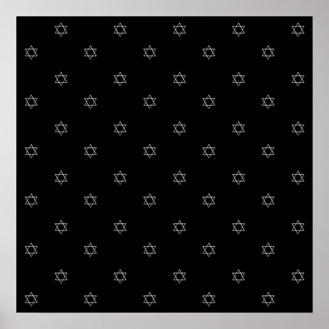 3-D Look Silver Star von David Poster (Vorne)