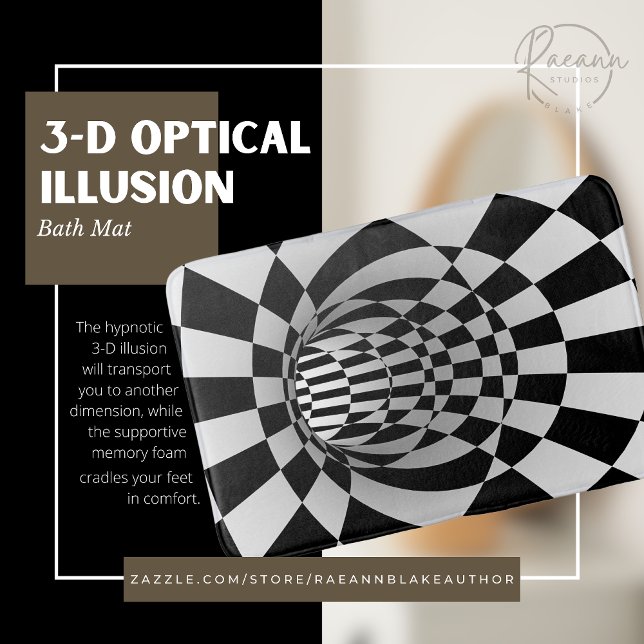 3-D optische Illusion Bath Mat Badematte (Von Creator hochgeladen)