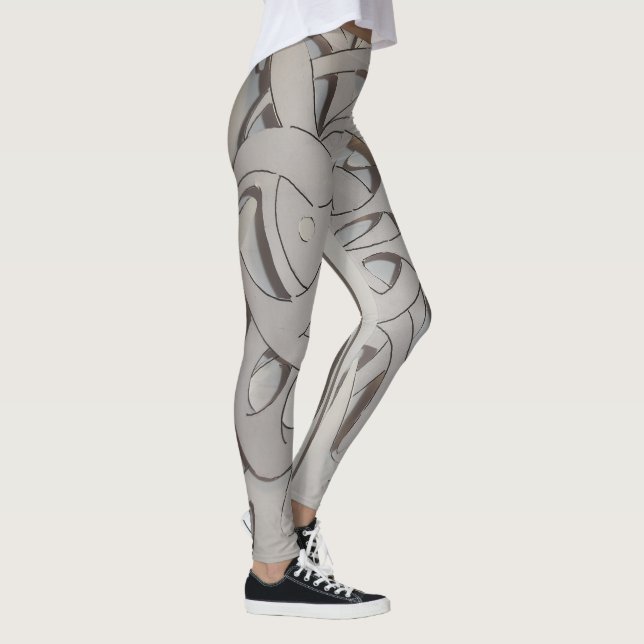 3-D-Papier Leggings (Rechts)