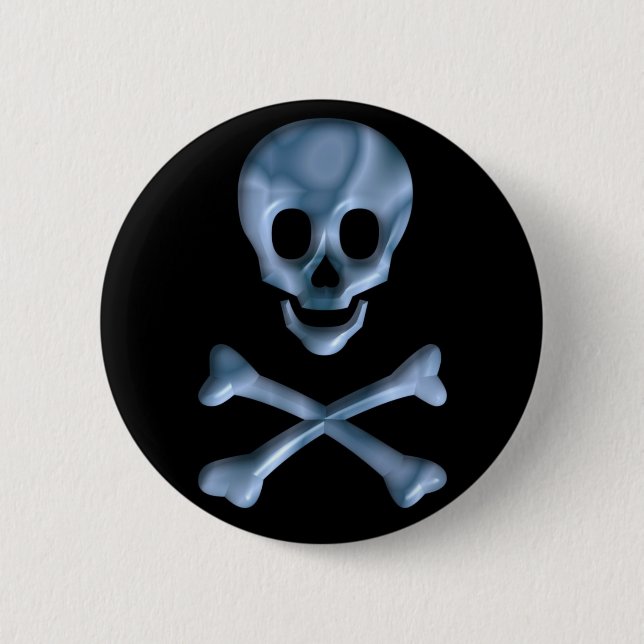 3-D-SKULL-Taste Button (Vorderseite)