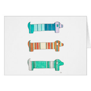 3 Dachshund-Farbstudie #1