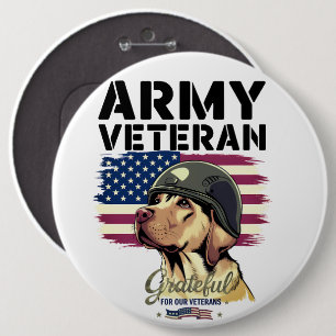 #3 Dankbar für unsere Veteranen Button