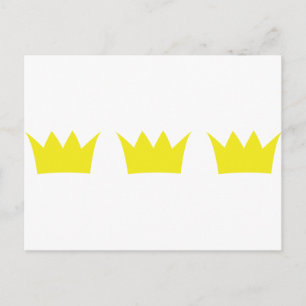 3 drei Königskronen Postkarte