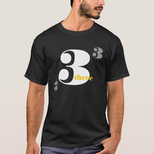 3 DREI T-Shirt (Vorderseite)