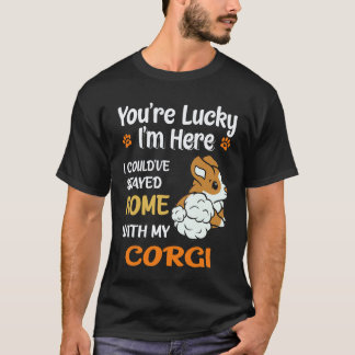 3 Du hast Glück Corgi T-Shirt