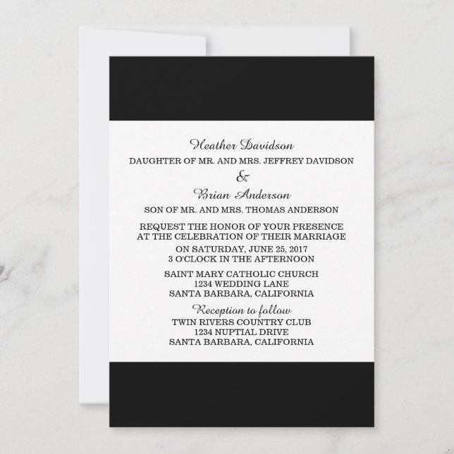 3 Einladung zur Hochzeit (Vorderseite)