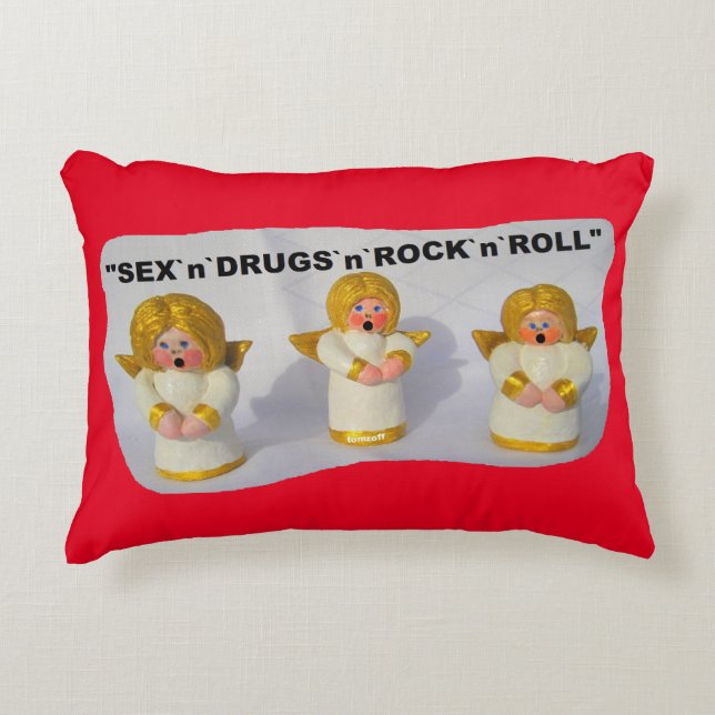 3 Engel -  Dekokissen (Vorderseite)