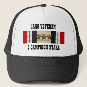3 ÉTOILES DE CAMPAGNE / CASQUETTE / VÉTÉRAN IRA