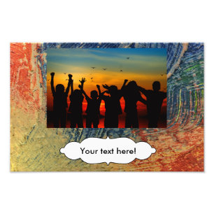 3 Farben Fotodruck