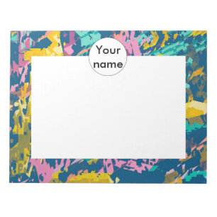 3 Farben Textur Notizblock