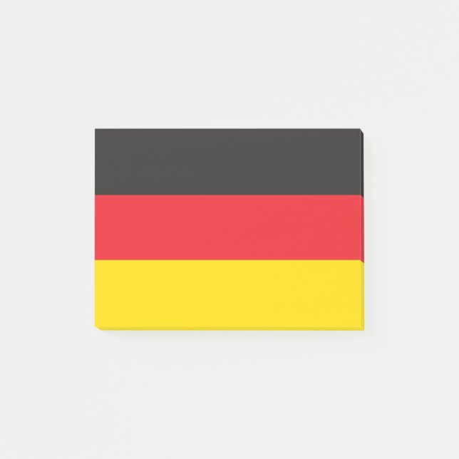 3 Farbkombination, Flag Post-it Klebezettel (Vorderseite)