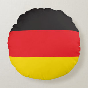 3 Farbkombination, Flag Rundes Kissen