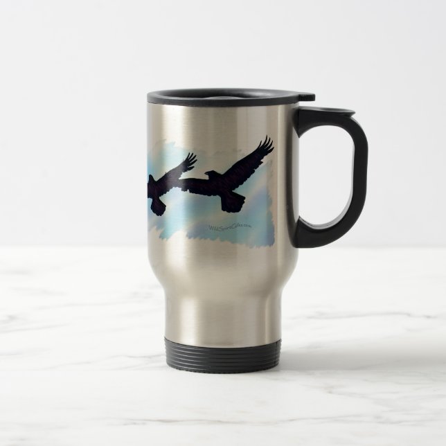 3 FLYING RAVENS Tasse Serie (Rechts)
