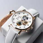 3-Foto Collage Cat Lover Personalisiert Armbanduhr<br><div class="desc">Katzen verließ Pfotendrucke in deinem Herzen. Zeigen Sie Ihre Lieblingskatzen mit dieser personalisierten Uhr,  die perfekt für die beste Katzenjacke Mama/Vater der Welt geeignet ist.</div>