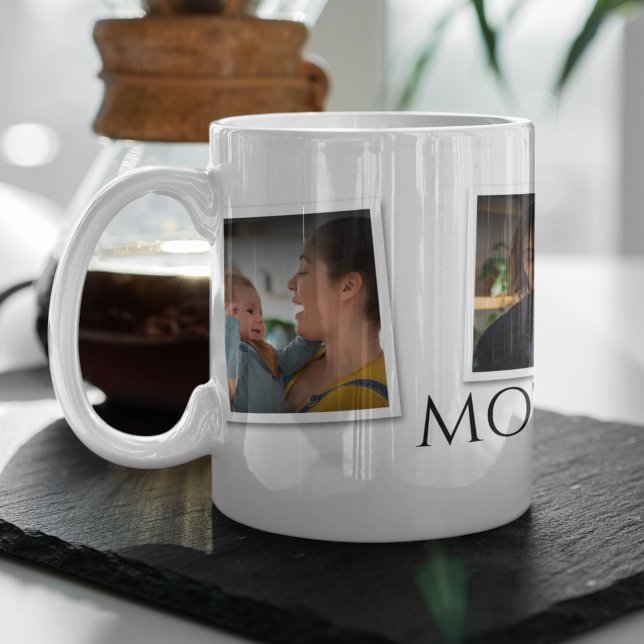 3 Foto Collage Mama Familienmüttertag Kaffeetasse (Von Creator hochgeladen)