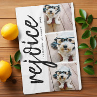 3 Foto Collage - Moderne frohe Weihnachtsfeier