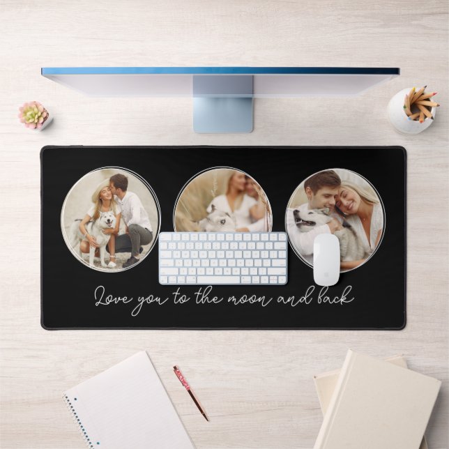 3 Foto Galerie Personalisiert Schreibtischunterlage (Büro 1)