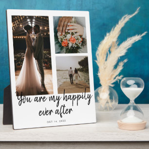 3 Foto Hochzeitstag Collage Zitat Fotoplatte