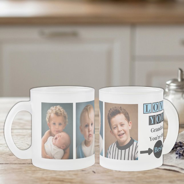3 Foto Liebe Opa blau Mattglastasse (Von Creator hochgeladen)