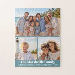 3 Foto Moderne Collage mit Familientext
