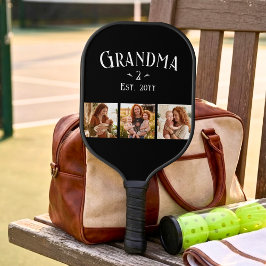 3 Foto Oma Est Jahr Benutzerdefinierter Name Anzah Pickleball Schläger