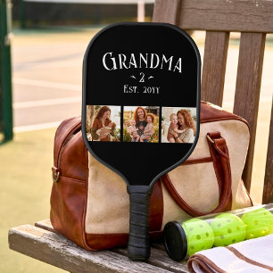 3 Foto Oma Est Jahr Benutzerdefinierter Name Anzah Pickleball Schläger