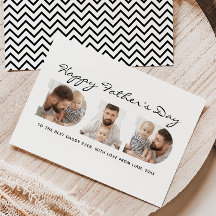 3-Foto-"Papa"-Ausschnitt personalisierter Vatertag