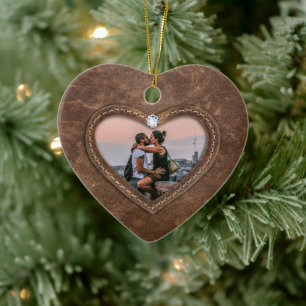 3. Foto zum Geburtstag der Hochzeit Keramik Ornament