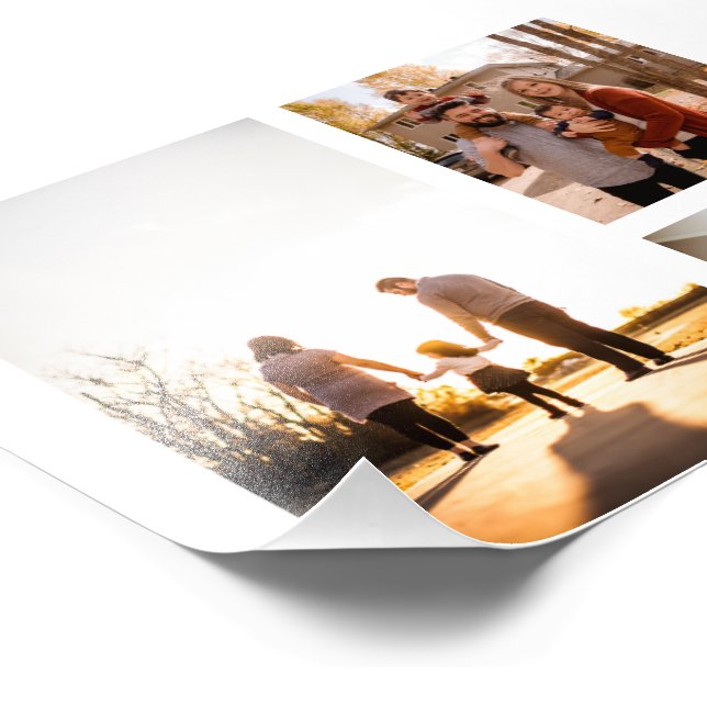 3 FotoCollage für benutzerdefinierte Vorlagen Fotodruck (Ecke)