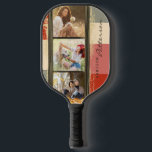 3 FotoCollage Rustikaler Abstrakter Personalisiert Pickleball Schläger<br><div class="desc">3 Foto Collage Rustic Abstrakter Personalisierter Name Pickleball Paddle verfügt über eine Foto-Collage von drei Ihrer Lieblings-Fotos mit Ihrem personalisierten Namen in einfachen schwarzen Skript auf einem abstrakten Hintergrund. Personalisieren Sie den Text durch Bearbeiten in den bereitgestellten Textfeldern. Perfektes Geschenk zum Geburtstag, Weihnachten, Muttertag, Vatertag, Großeltern, Schwesterchen, Cousins, besten Freunden...</div>