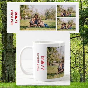 3 Fotos Bester Mama-je Foto Collage Muttertag Kaffeetasse