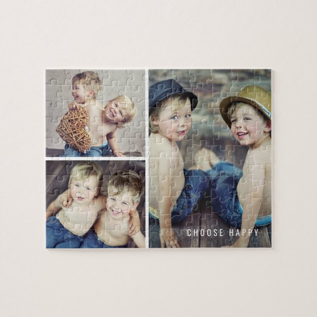 3 Fotos Galerie Custom Foto Puzzle (Horizontal)